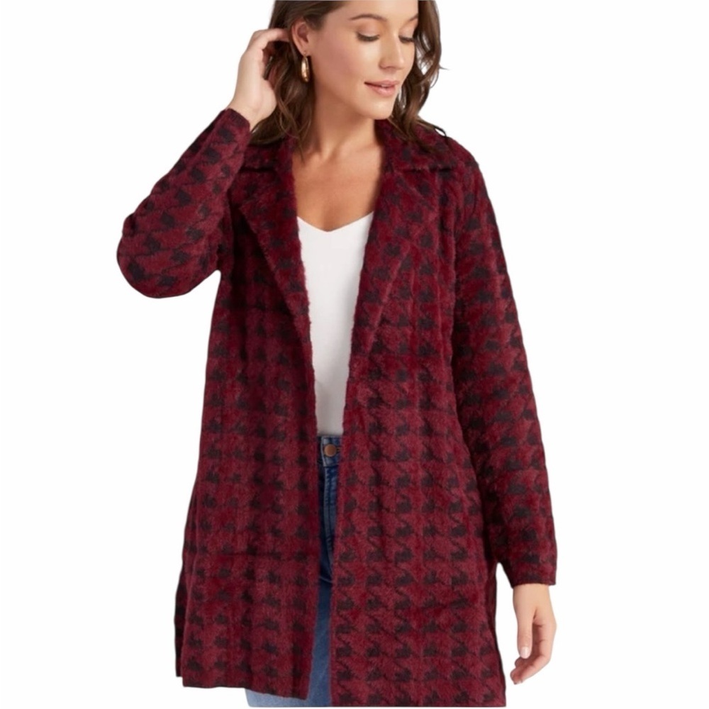 NEW Liverpool Open Front Casual Sweater Jacket “Coatigan” Nordstrom Size M #2095